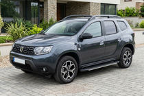 Renault Duster 2018–2024 Bočné nášľapy Bosphore Grey (2 ks, hliník) fotografia 1
