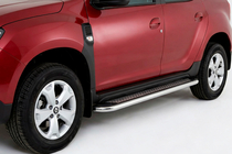 Renault Duster 2018–2024 Bočné nášľapy Maydos V2 (2 ks, hliník) fotografia 1