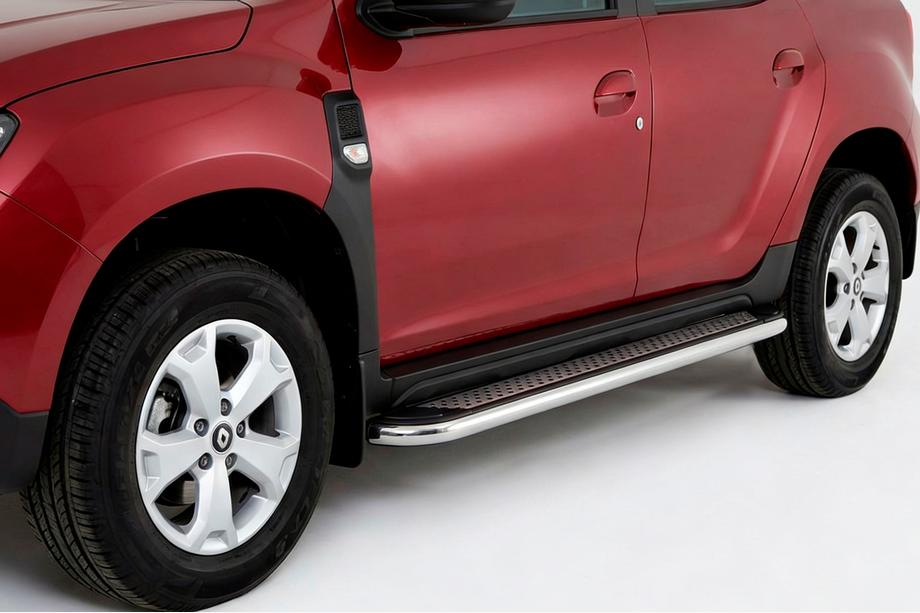 Renault Duster 2018–2024 Bočné nášľapy Maydos V2 (2 ks, hliník) Image