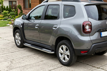 Dacia Duster 2018–2024 Bočné nášľapy Tayga Grey V2 (2 ks, hliník) fotografia 1