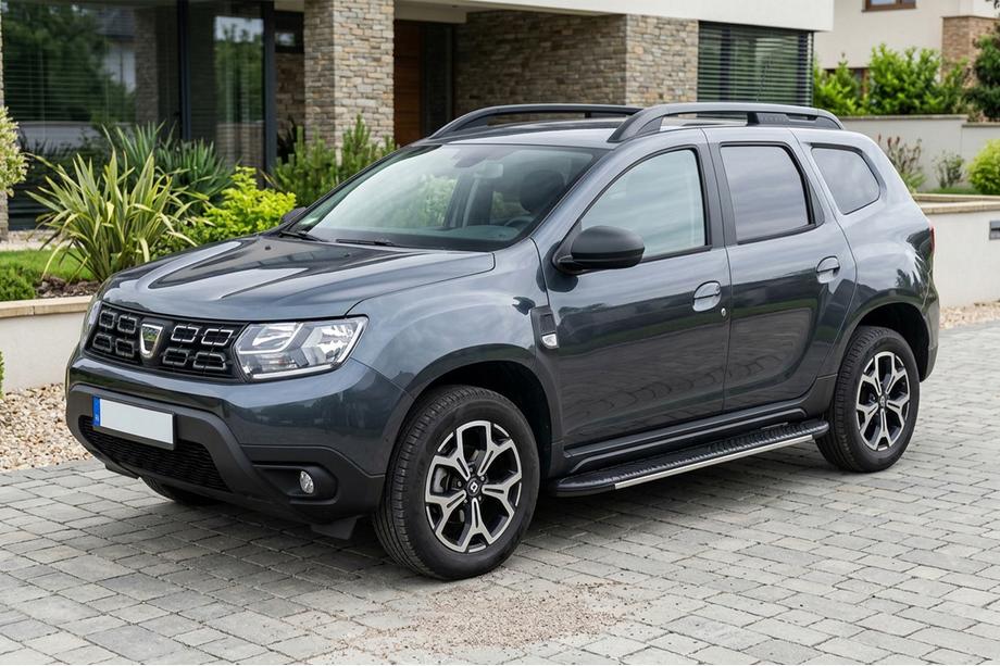 Dacia Duster 2018–2024 Bočné nášľapy Bosphore Grey (2 ks, hliník) Image