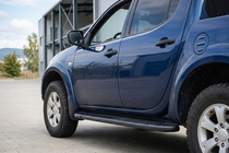 Fiat Fullback 2016– Bočné nášľapy Bosphorus Black (2 ks, hliník) fotografia 1