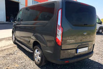 Ford Custom 2013–2022 Bočné nášľapy Bosphorus Grey (2 ks, hliník) Krátky rázvor fotografia 3