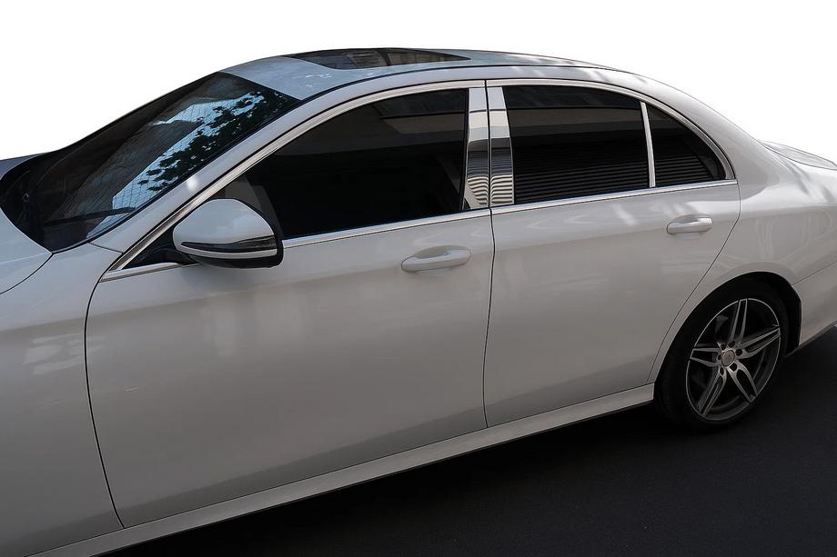 Mercedes Trieda E W213 2016–2023 Kryty stĺpikov (nerez) Image