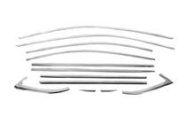 Skoda Superb 2015–2024 Kompletné nerezové lišty okolo okien fotografia 4
