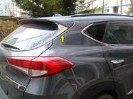 Hyundai Tucson TL 2016–2021 Trojuholníková lišta na veko kufra (nerez) fotografia 2