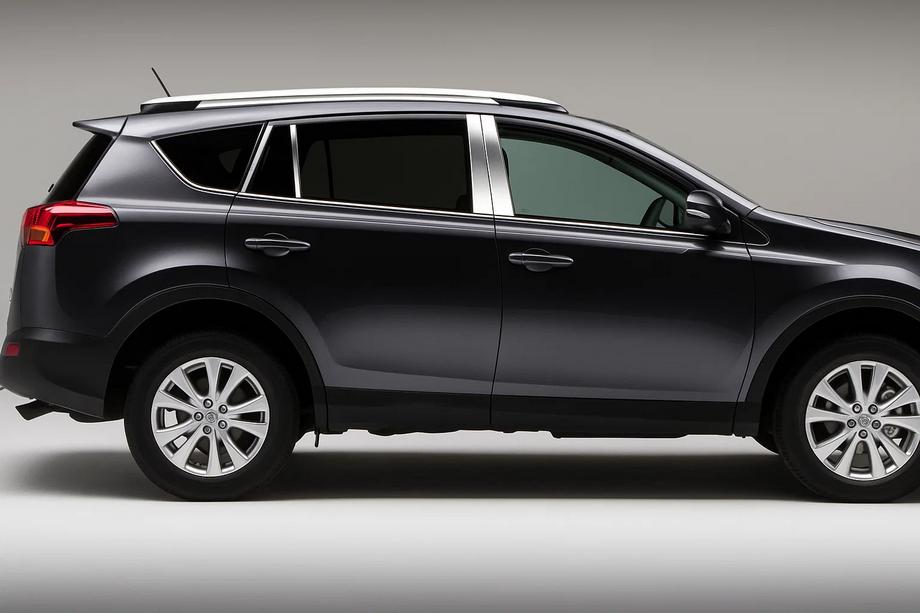 Toyota Rav 4 2013–2018 Lišty na dverné stĺpiky (8 ks, nerez) Image