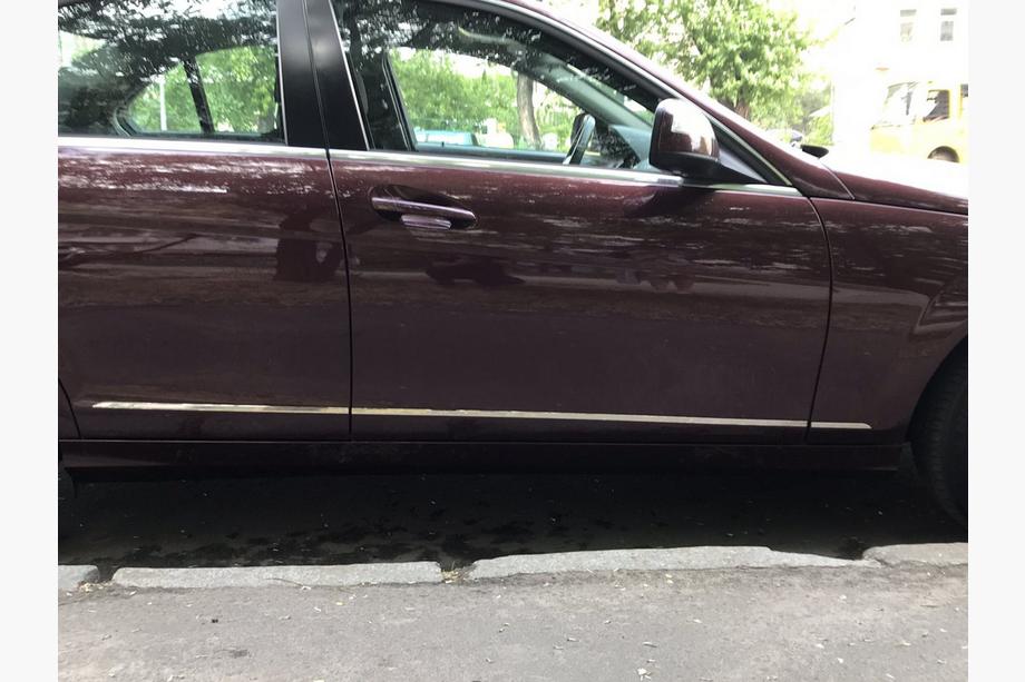 Mercedes trieda C W204 2007–2015 Kryty na dverové lišty (6 ks, nerez) Image