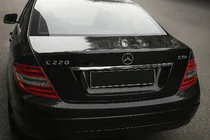 Mercedes trieda C W204 2007–2015 Chrómová lišta nad ŠPZ (nerez) fotografia 1