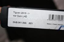 Volkswagen Tiguan 2016–2023 Gumené rohože do interiéru (4 ks, originálne) fotografia 2