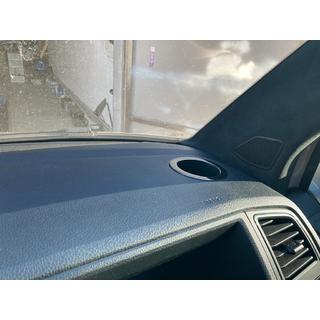 Kryt držiaka na nápoje (2 ks, čierny chróm) Volkswagen T6 2015–2024 fotografia 2