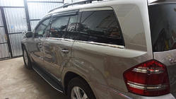 Mercedes GL class X164 2006–2012 Spodné okenné lišty (6 ks, nerez) fotografia 4