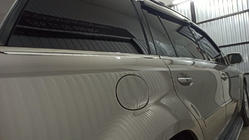 Mercedes GL class X164 2006–2012 Spodné okenné lišty (6 ks, nerez) fotografia 7