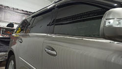 Mercedes GL class X164 2006–2012 Spodné okenné lišty (6 ks, nerez) fotografia 8
