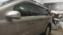 Mercedes GL class X164 2006–2012 Spodné okenné lišty (6 ks, nerez) fotografia 9