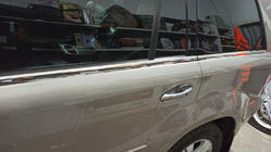 Mercedes GL class X164 2006–2012 Spodné okenné lišty (6 ks, nerez) fotografia 12