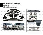 Mercedes G class W463 1990–2018 Bodykit sada (na objednávku z katalógu) fotografia 4
