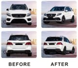 Mercedes GLE/ML сlass W166 2011–2018 Kompletný body kit GLE63 AMG (so zadným difúzorom) fotografia 2