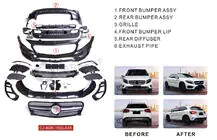 Mercedes GLA X156 2014–2019 AMG bodykit – kompletná sada nárazníkov fotografia 3