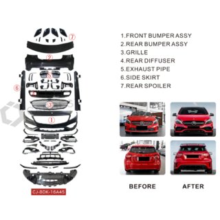 Bodykit sada (A45 AMG) Mercedes A-сlass W176 2012–2018 fotografia 3