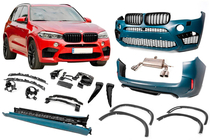 BMW X5 F15 2013–2018 Kompletný bodykit s výfukovým systémom (X5M) fotografia 3