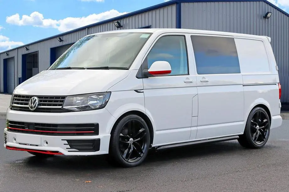 Volkswagen T6 2015–2024 Lip spojler predného nárazníka Sportline 2015-2018 (na lakovanie) Image