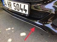 Mercedes C-class W205 2014–2021 Nerezová lišta na nárazník fotografia 2