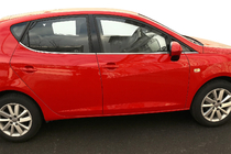 Seat Ibiza 2010–2017 Vonkajšie okenné lišty (nerez) fotografia 1