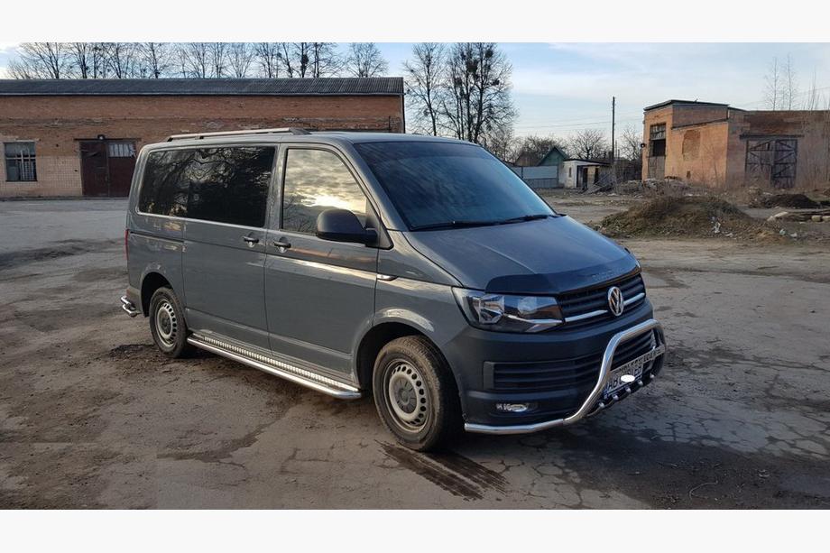 Volkswagen T6 2015–2024 Bočné nášľapy Premium (2 ks, nerez) Image