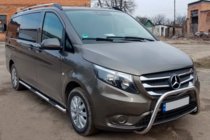 Mercedes Vito/V-trieda W447 2014– Bočné nerezové rúrky, 2 ks d60, dlhý rázvor (L3) fotografia 4