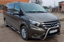 Mercedes Vito/V-trieda W447 2014– Bočné nerezové rúrky, 2 ks d60, dlhý rázvor (L3) fotografia 3