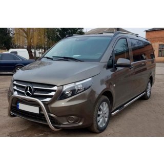 Bočné nerezové rúrky, 2 ks Mercedes Vito/V-trieda W447 2014– fotografia 2