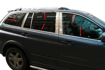 SsangYong Kyron 2005–2014 Kompletné nerezové lišty okolo okien fotografia 1