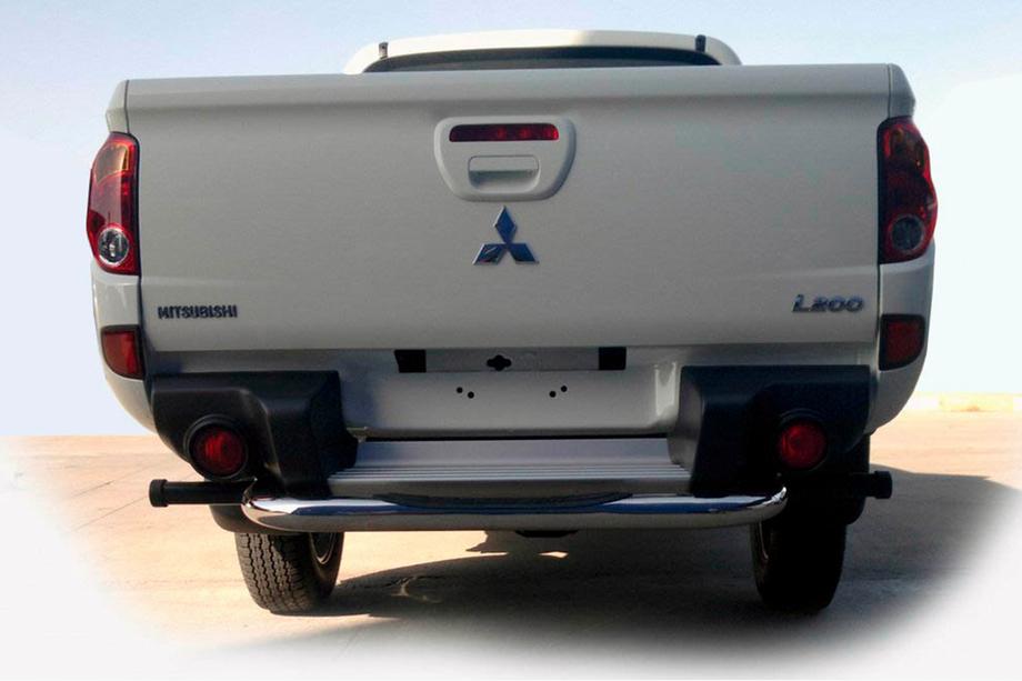 Mitsubishi L200 2006–2015 Zadný ochranný rám AK007 (nerez) Fotografia 1