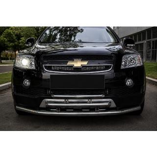Predný trojitý ochranný rám (nerez) Chevrolet Captiva 2006–2019