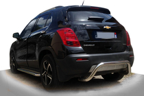 Chevrolet Trax 2012–2023 Zadný ochranný rám AK007 (nerez) fotografia 1