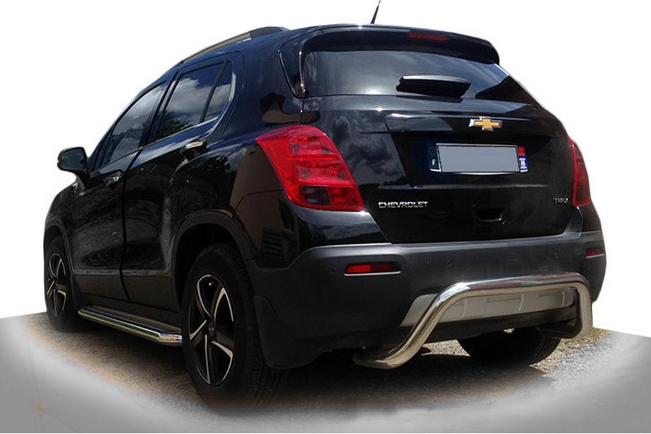 Chevrolet Trax 2012–2023 Zadný ochranný rám AK007 (nerez) Image