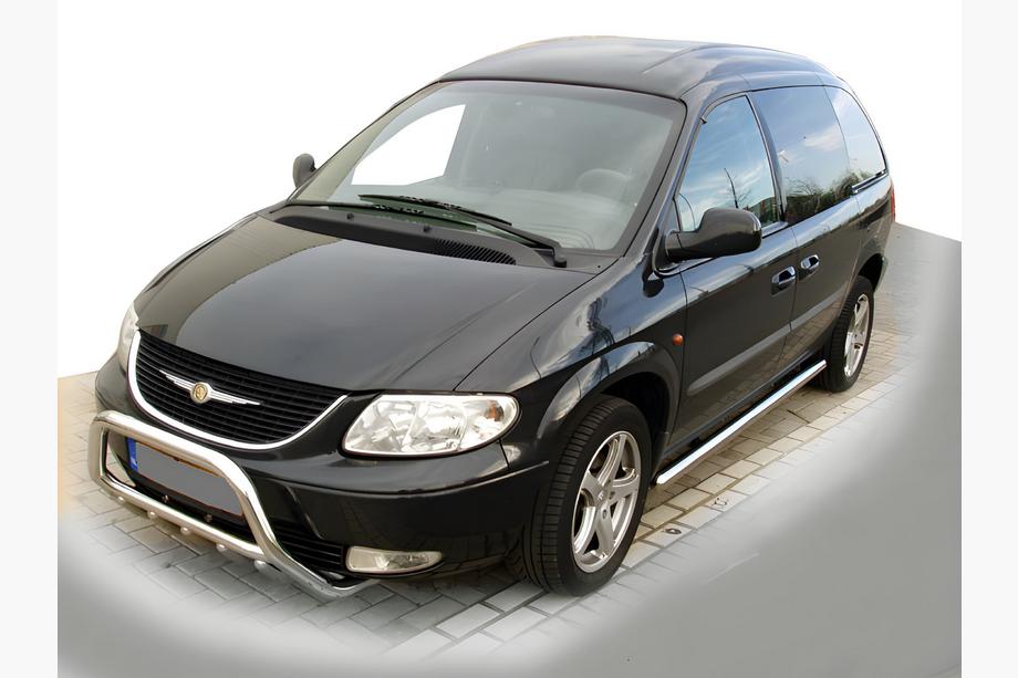 Chrysler Voyager 2001–2007 Predný ochranný rám WT003 (nerez) Image