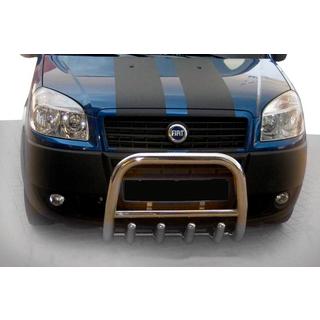 Predný ochranný rám QT006 (nerez.) Fiat Doblo I 2005–2010