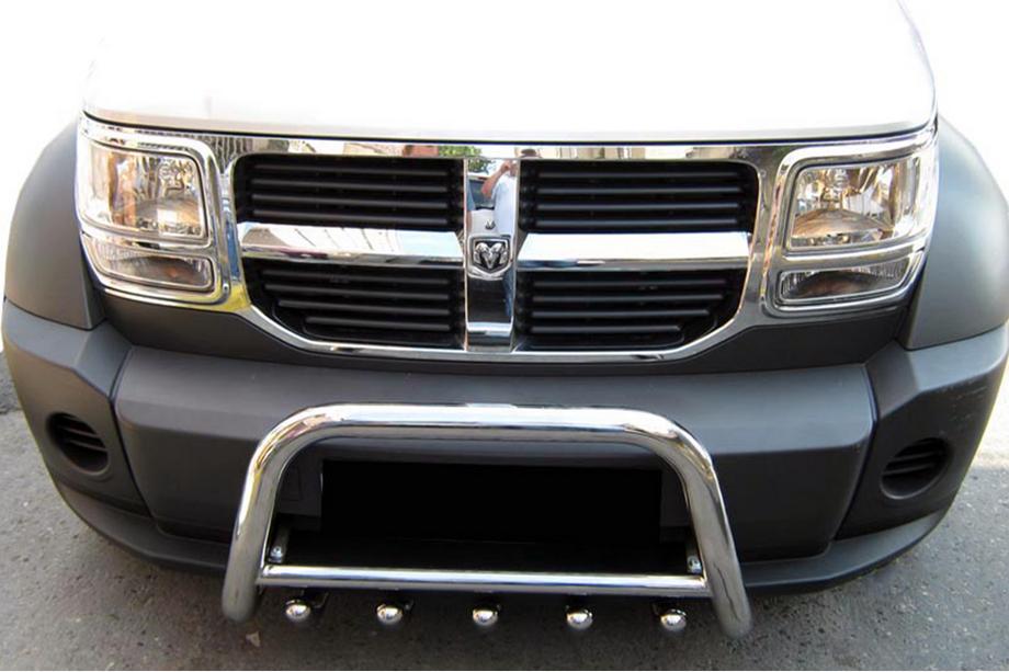 Dodge Nitro 2006–2011 Predný ochranný rám QT006 (nerez.) Image