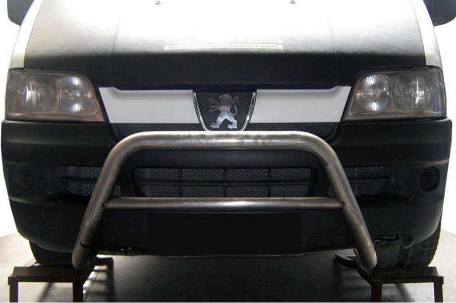 Fiat Ducato 1995–2006 Predný ochranný rám WT005 (nerez) Image