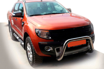 Ford Ranger 2011–2022 Predný ochranný rám WT005 (nerez) fotografia 1