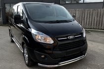 Ford Custom 2013–2022 Predný ochranný rám ST014 (nerez) fotografia 1