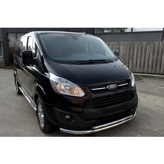 Predný ochranný rám ST014 (nerez) Ford Custom 2013–2022