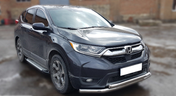 Honda CRV 2017–2022 Predný ochranný rám ST014 (2016-2019, nerez) fotografia 2