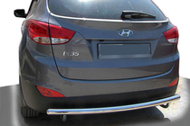 Hyundai IX-35 2010–2015 Zadný ochranný rám AK002 (nerez) fotografia 1