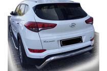 Hyundai Tucson TL 2016–2021 Zadný ochranný rám AK007 (nerez) fotografia 1