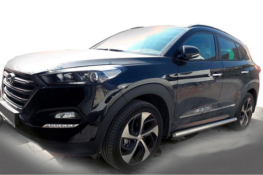 Hyundai Tucson TL 2016–2021 Bočné rúrky (2 ks, nerez) Image