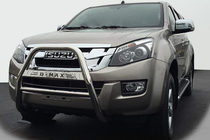 Isuzu D-Max 2011–2019 Predný ochranný rám QT008 (nerez) fotografia 1
