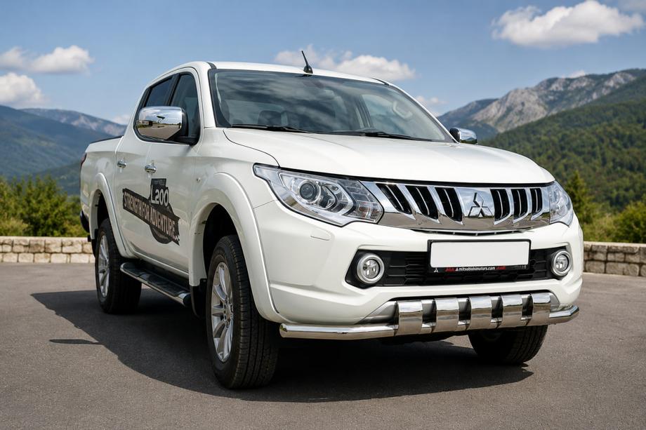 Mitsubishi L200 2015–2024 Predný ochranný rám ST015 (nerez) Image